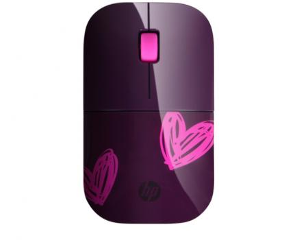 惠普（HP）Z3700 无线鼠标 便携办公鼠标 紫色