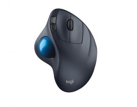 罗技（Logitech） M570无线轨迹球鼠标优联笔记本电脑专业绘图防鼠标手人体工学 灰色 